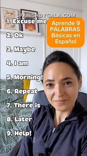 Learn Spanish Fast With These 9 Basic Words #learnspanish