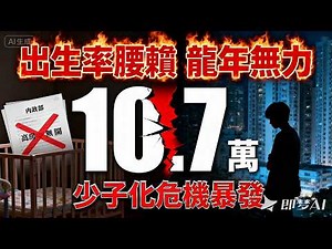 台灣出生率腰斬！10.7 萬新生兒，龍年也救不了少子化危機 #台灣少子化#台灣出生率#人口負增長#高房價#不婚不生#台灣年輕人