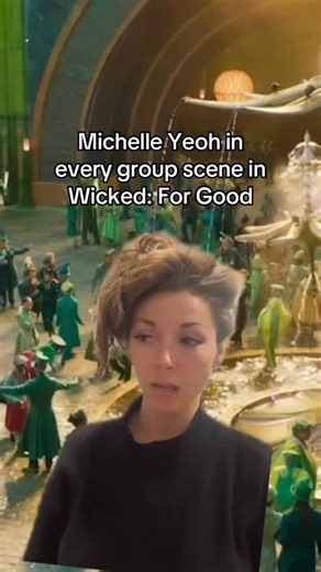 Mikayla Petrilla on Instagram: "Madame Morrible really out here spreading rumors. I love my queen Michelle Yeoh #wicked #wickedmovie #wickedforgood #broadway #musical"