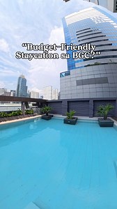 20K views · 40 reactions | Staycation sa BGC for only ₱5,000 plus a night? 樂 Check out F1 Hotel Manila - BGC  Ganda ng pool area, may bar, restaurant, may gym, in-room massage, malalaki ang rooms, breakfast, at ang ganda ng location! ❤️ Gamitin ang F1xEATSPLORATIONS para makakuha ng discount sa stay at dining options nila when you book via their website!  enjoy! #eatsplorations #f1hotelmanila #staycation | Eatsplorations | Facebook