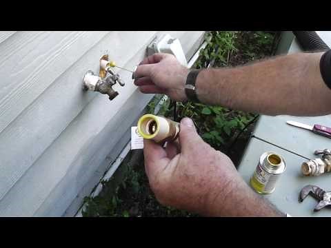 How to Replace a Spigot or Hose Bib on CPVC Pipe
