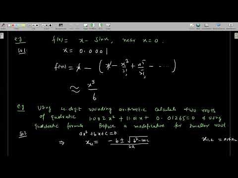 Lecture 4 : Errors, Algorithms, and Stability