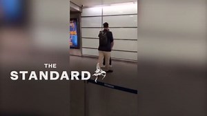 Police appeal after video shows Tommy Robinson next to ‘unconscious man’ at London station after ‘assault’