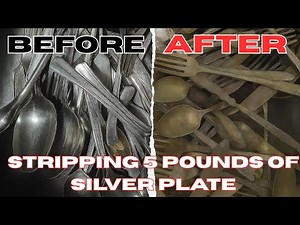 Silver Recovery from 5lbs of Silver Plated Scrap