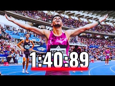 Breaking The Men's 800M World Record | Djamel Sedjati's Attack On David Rudisha's 800m World Record