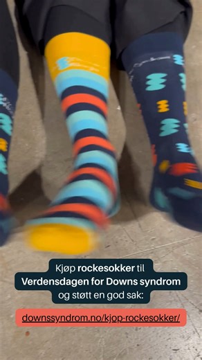 Støtt en god sak og ha antrekket klart til Verdensdagen for Downs syndrom 21. mars!🧦🥳 Kjøp Downs Syndrom Norge-rockesokker her: https://www.downssyndrom.no/kjop-rockesokker/ | Downs syndrom Norge