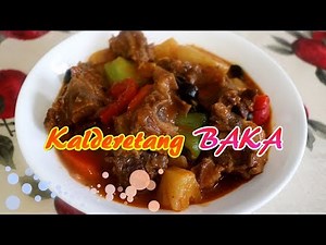 How to cook Kalderetang Baka