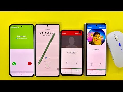 Crazy incoming Call Fake Control with the Computer Mouse Samsung Note, S10, Fold, A55