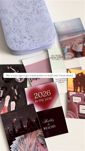 Amazing Quality HP Sprocket Mini Printer for Vision Boards