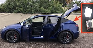 Tesla Model Y: New pictures reveal secret compartment and great interior look