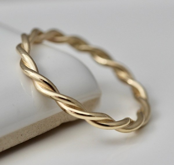 Solid Gold Twist Ring Relaxed Twist 2mm 14k SOLID Yellow Gold Rope Infinity Twisted Wedding Band Stack Ring Rose Gold White Gold - Etsy