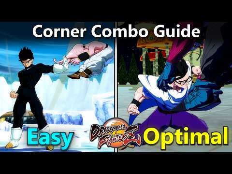 ALL Adult Gohan Corner Combos Guide - DBFZ 1.42