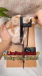 11 reactions | Slice your homemade sourdough bread like a pro with...