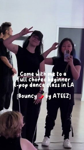 Come with me to kpop dance class! Best place to make friends with other kpop stans 🥹. We learned the whole choreo but idk if i should upload the whole video. Disclaimer - we are all beginners lol. #kpop #fyp #kpopfyp #kpopers #atiny #ateez #ateezatiny #kpoplosangeles #losangeles #fypシ #kpopdance #kpopdancecover #kpopthingstodo #kpoptiktok #bouncyateez #kpopstan