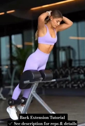 Perfect Back Extensions for a Strong Lower Back 🔥