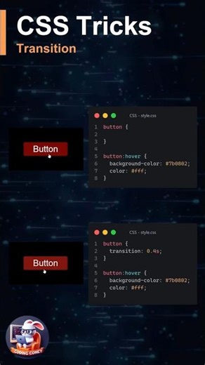 CSS Transition | CSS Tips and Tricks #shorts #coding #frontend