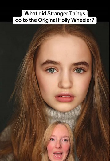 ✨The Truth Behind Why Holly was Replaced on Stranger Things✨ #strangerthings #nellfisher #hollywheeler