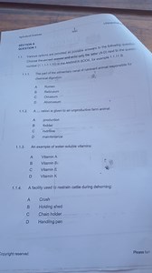 Agricultural SciencesSECTION A1.1. Various options are provid... | Filo