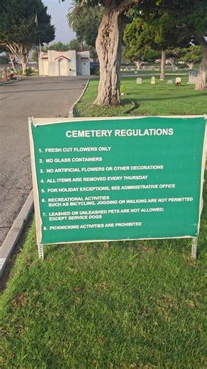No walking! 🤔 #cemetery #humor