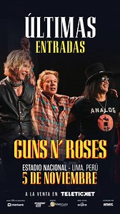 8.3K reactions · 442 shares | ÚLTIMAS ENTRADAS #GUNSNROSES 蘭 ️:...