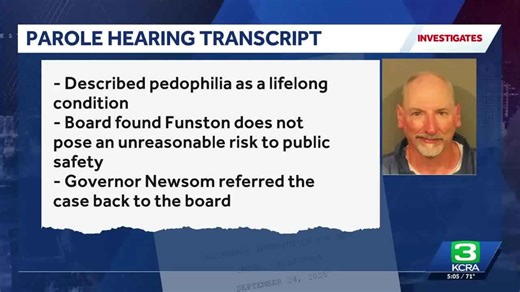 Child molester granted elderly parole said he had pedophilic fantasies as recently as 2021