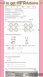 Class-4 Maths Half Yearly Exam Sample Question Paper For Kendriya Vidyalaya Students