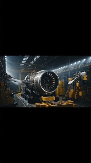 Bird vs. Jet Engine: 1.600°C Duel #engineering #automobile #manufacturingmagic