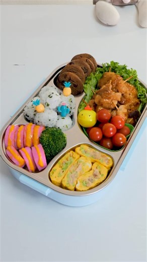 Boss Ruined My Lunch 🍱 5-Item Yakitori Bento | Tuna Tamagoyaki, Kamaboko & Cookies Lunch Box No.49