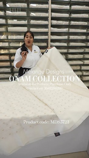 Melange Designing Studio on Instagram: "READY TO DISPATCH ONAM SAREE Product code: MDS 5723 Available for website purchase 🛍️ www.melangedesigningstudio.com For more details: 9947254499 Wholesale & retail available �𝑴𝑬𝑳𝑨𝑵𝑮𝑬 𝑫𝑬𝑺𝑰𝑮𝑵𝑰𝑵𝑮 𝑺𝑻𝑼𝑫𝑰𝑶 Kochi, Ernakulam, Kerala 682035 #OnamSarees #OnamCollections #FestiveWear #OnamLook #TraditionalElegance #EthnicWear #OnamVibes #SareeLove #MelangeDesigns #OnamShopping #OnamSpecial #KeralaSaree #OnamOutfit Onam Collections/ onam sarees