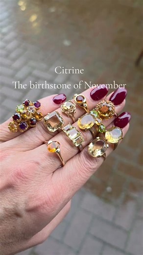 Citrine The birthstone of November 💛 #citrine #novemberbirthstone #carlisleisopen #shoplocalcarlisle #9ctgold #savethehighstreet | Cathedral Lodge Antiques