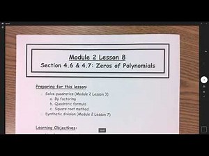 Module 2 Lesson 8 Intro
