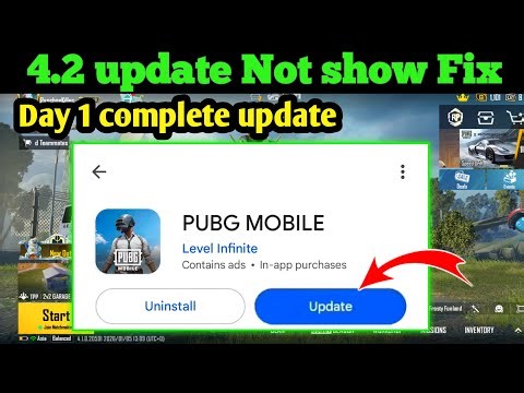 how to pubg 4.2 update not showing in play store | pubg mobile update problem solve play store