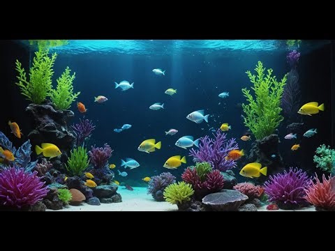 ASMR Fish Tank Sounds for Sleep 🐠 | Relaxing Music & Gentle Aquarium Ambience for Deep Rest