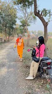 Namaste 🙏🏻 baba ji 😂🤣🤣 #Comedy #funnyvideos #sabasaifi #fbshorts #fbvideoreels | Saba Saifi