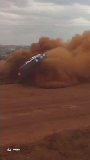 Rovanperä nearly crashes on WRC Safari Rally Kenya 2022