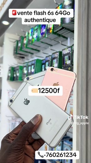 Vente Flash : iPhone 6S Authentique à 12500f à Dakar