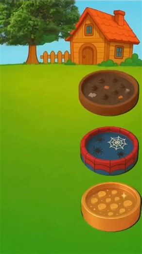 First Reel on Instagram: "POOP POOL Challenge! 💩 Which Pool Is Junior’s Ronaldo vs Messi vs Speed vs MrBeast 😂 #shrots"