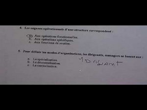 management S1 correction d'examen prof sadiqi