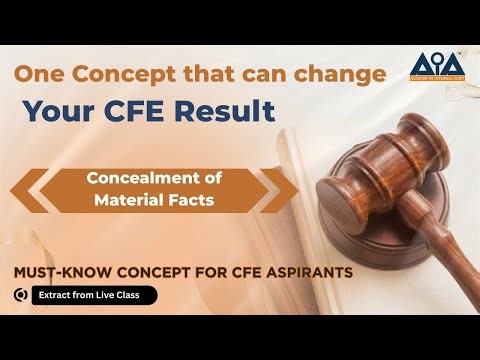 What Is Concealment of Material Facts? | CFE Concept Explained in 5 Minutes #cfe #concealment #fraud