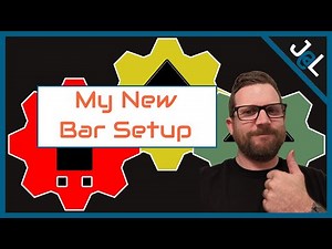 My new "status bar" setup on Linux
