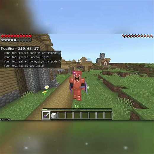 Minecraft Hidden Hammer Crafting Recipe 😳🔥 #shorts #youtubeshorts #gaming #minecraft #viral