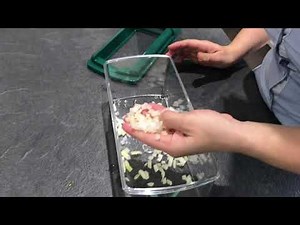 Utilisation du Nicer Dicer de Genius avec l'oignon