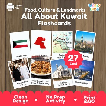 All About Kuwait Flashcards | Middle East Geography & Culture Activity