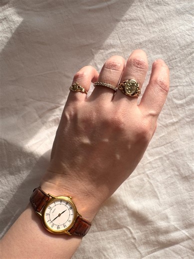 Vintage Seiko Watch; Leather Roman Numeral Watch - Etsy