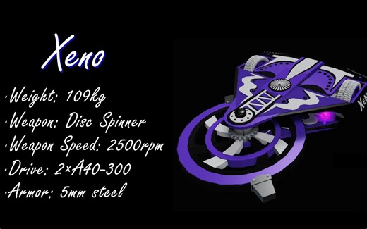 【机器人格斗游戏】Robot Rumble 2 原创机器 - Xeno