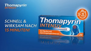 Thomapyrin Intensiv 20Stk. | Bei Migräne & starken Schmerzen | Wirkt nach 15 Min - Jetzt 20% mit dem Code thomapyrin20 sparen* 20 St - Shop Apotheke