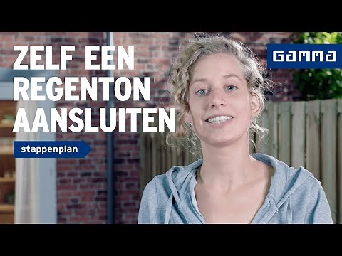 Regenton aansluiten op regenpijp in de tuin: duurzaam tuinieren | Tuinklussen | How to met GAMMA
