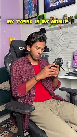 my typing in my mobile and pc difference