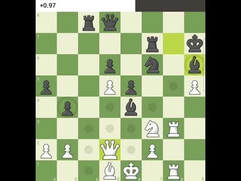 To gain slight advantage queen sacrificed 