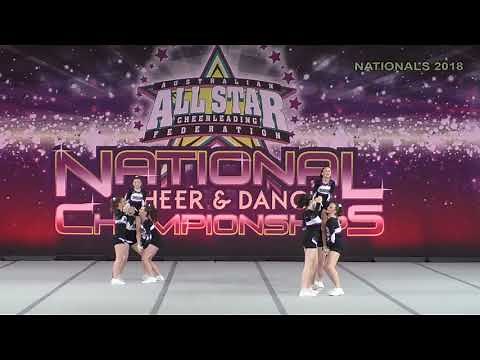 12 - 18 Years Cheerleading Routine - "Oxygen" Senior Level 1 - 2018 AASCF Nationals - Brisbane
